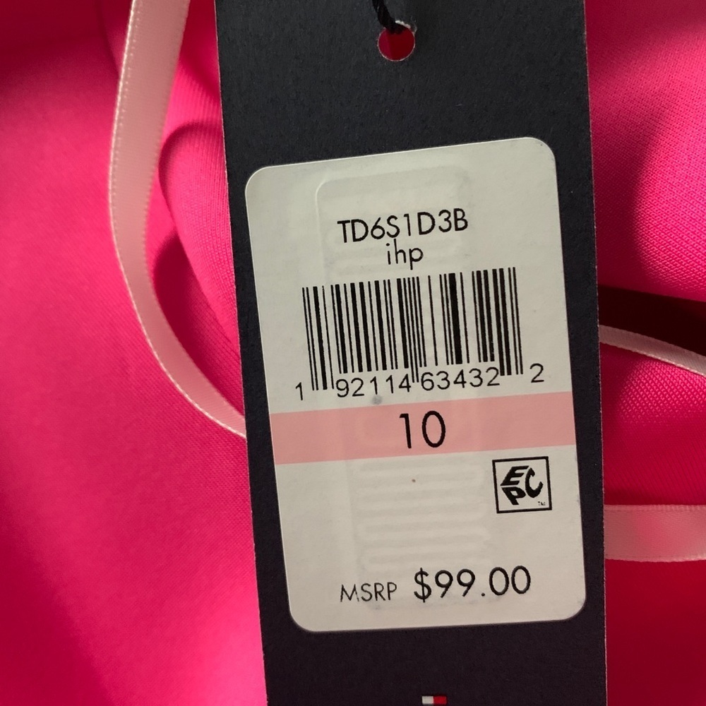 Tommy Hilfiger Women's Assymetrical Pink Dress - Picture 3 of 4